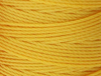 Beadsmith S-lon Bead Cord Golden Yellow Tex 210 Gauge #18 70m - Standard Bild - 5