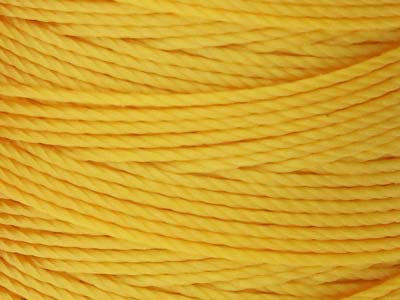 Beadsmith S-lon Bead Cord Golden Yellow Tex 210 Gauge #18 70m - Standard Bild - 5