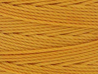 Beadsmith S-lon Bead Cord Light Gold Tex 210 Gauge #18 70m - Standard Bild - 5