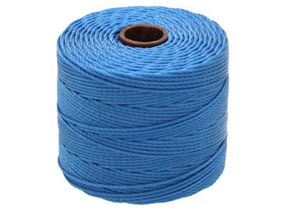 Beadsmith S-lon Bead Cord Blue Tex 210 Gauge #18 70m - Standard Bild - 2