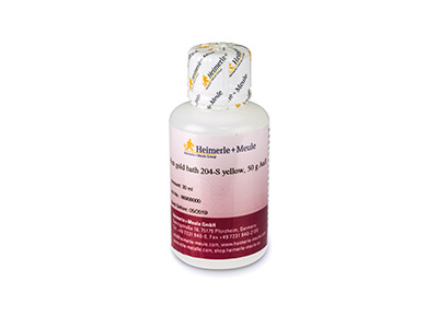 Stempelvergoldungsbad 204-s, Gelbgold, Heimerle Meule, 30 Ml - Standard Bild - 1