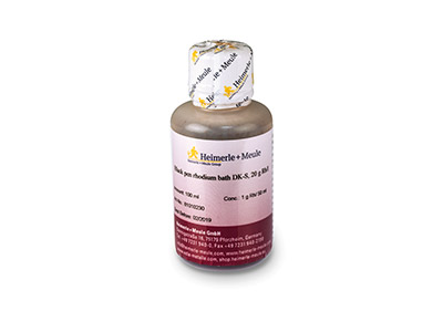 Stiftbad, Schwarzes Rhodium Dk-s, Heimerle Schleifer, 50 Ml 1  G Rhodium