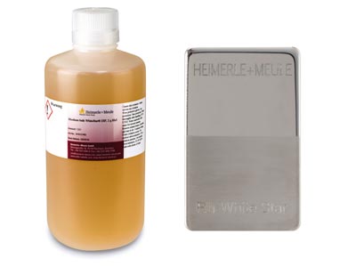 Rhodiumbad White Star Dip Gebrauchsfertig, Heimerle Meule,1 Liter 2  G Rhodium