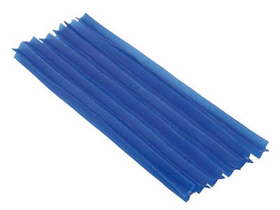 Profilierte Blaue Wachsfäden, 8 MM Mit 4 Stiften In  Kreuzform , Ferris, Packung Zu 6 - Standard Bild - 1