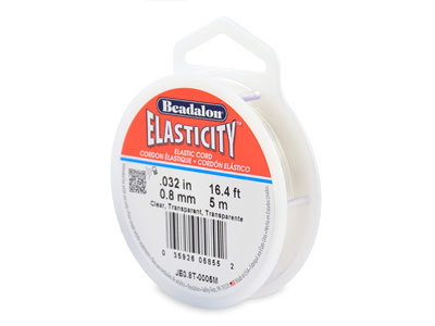 Elastischer Faden Beadalon Transparent 0,80 Mm, 5 Meter