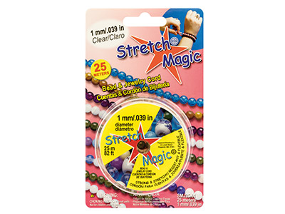 Transparenter Elastischer Faden 1 Mm, 25 M Spule, Stretch Magic