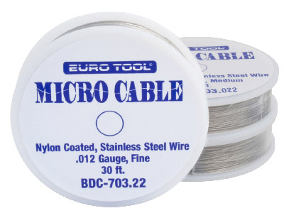 Runddraht Nylonbeschichteter Stahl 0,53 Mm, 9,20 M Spule