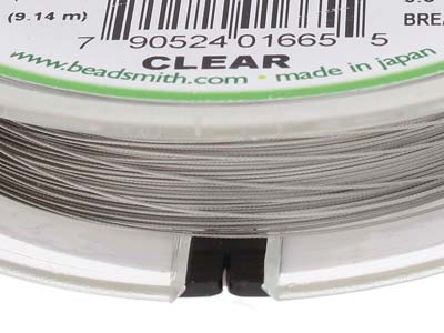 Beadsmith Flexrite, 7 Strand, Clear, 0.30mm, 9.1m - Standard Bild - 5