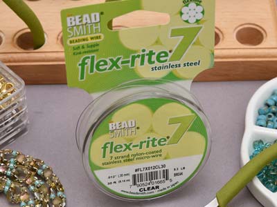 Flexrite-faden 7-fach, 0,30 Mm, Transparent, 9,14 Meter, Beadsmith - Standard Bild - 8