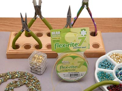 Flexrite-faden 7-fach, 0,45 Mm, Vergoldet, 30,50 Meter, Beadsmith - Standard Bild - 6