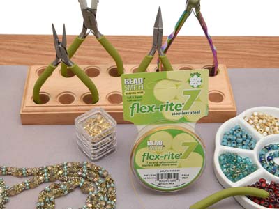 Flexrite-faden 7-fach, 0,45 Mm, Vergoldet, 9,14 Meter, Beadsmith - Standard Bild - 6