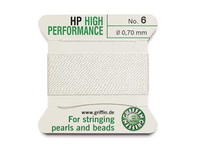 Griffin High Performance Synthetikgarn Nr. 6, Wei 0,70 Mm, 2 Meter