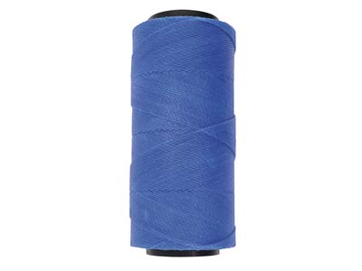 Beadsmith Knot-it Blaue Brasilianische Wachsschnur, 144-m-spule