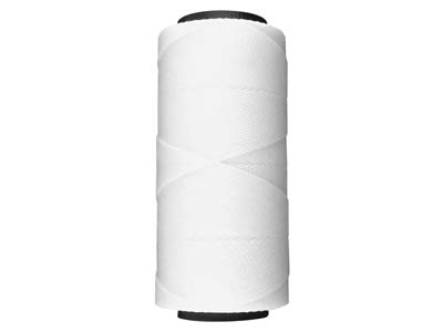 Brasilianische Wachskordel Knot-it Beadsmith, Weiß 0,90 Mm, 144 Meter - Standard Bild - 1