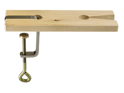 V-förmiger Pin Mit Schraubstock - Standard Bild - 3
