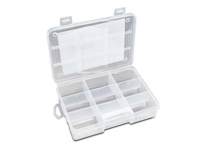 Beadsmith Small Keeper Box 9 Compartments 19x13cm - Standard Bild - 1