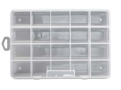 Organizer Mit 20 Fächern, 27x 19 Cm, Beadsmith - Standard Bild - 2