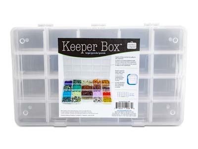 Beadsmith Large Keeper Box 20 Compartments 33x19cm - Standard Bild - 3