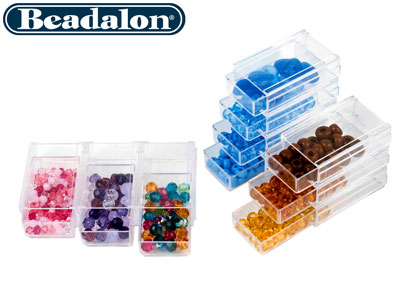 Beadalon Perlenaufbewahrung, Schubladen Im Stapeldesign, 10er-pack - Standard Bild - 2