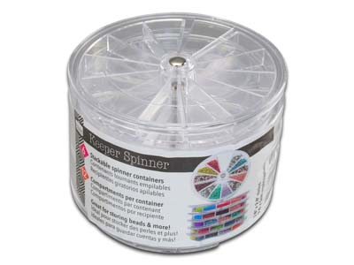Stapelbare Runde Boxen 9,6 Cm, Beadsmith, 6er Pack