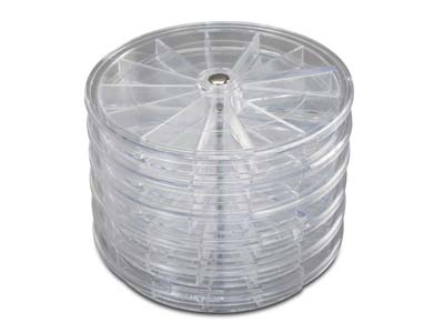 Stapelbare Runde Boxen 9,6 Cm, Beadsmith, 6er Pack - Standard Bild - 2
