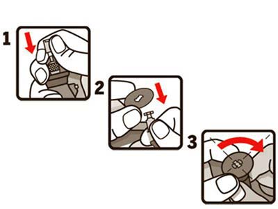 Schleifbürste Mit Mittlerer Körnung, Dremel Speedclic - Standard Bild - 3