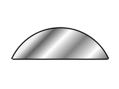Halbrundfeile, Spitz Nr. 1566, 150mm G00, Vallorbe - Standard Bild - 4