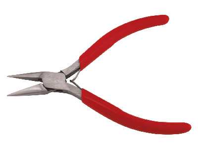 Halbrundzange,-Rot,-115-MM