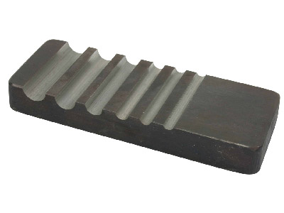 Stahlblock-Mit-6 rillen