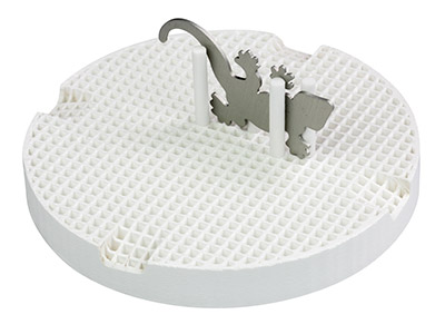 20 Keramikstäbe Für Eine Runde Wabenplatte - Standard Bild - 2