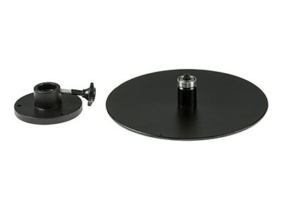 Drehbare Lötenstütze Schwarz, Durchmesser 20 Cm - Standard Bild - 2