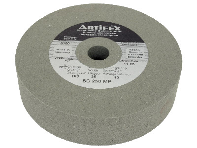 Artifex Gummi-rundschleifscheibe, Feinkörnig, Durchmesser 100 MM - Standard Bild - 1