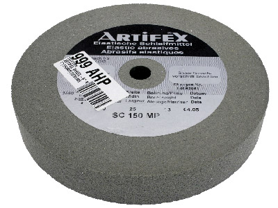 Artifex Gummi-rundschleifscheibe, Mittlere Körnung, Durchmesser 150 MM - Standard Bild - 1
