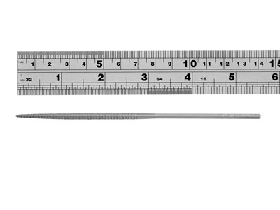 Satz Von 6 Raspelfeilen Für Wachs, 140mm Feinkörnig, Vallorbe - Standard Bild - 4
