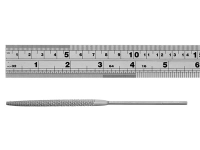 Satz Von 6 Raspelfeilen Für Wachs, 140mm Feinkörnig, Vallorbe - Standard Bild - 8