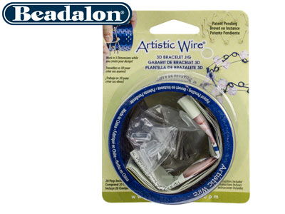 Schablone Für 3d-armband, Beadalon - Standard Bild - 3