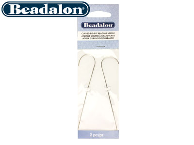 Beadalon, Gebogene Nadeln Zum Perlenfädeln Mit Großem Öhr, 2er-pack - Standard Bild - 2