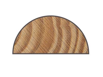 Cabron Halbrund, Grobkörnig 120 - Standard Bild - 3