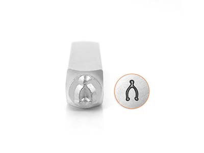 Impressart Prägestempel, Motiv Brechet/wishbone, 6 MM - Standard Bild - 1