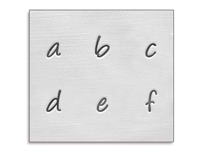Impressart Basis-stempelset, Kleinbuchstaben 