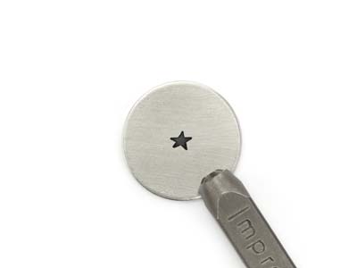 Impressart Signature Angled Solid Star Design Stamp 3mm - Standard Bild - 1