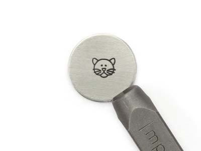 Impressart Signature Cat Face Design Stamp 6mm - Standard Bild - 1