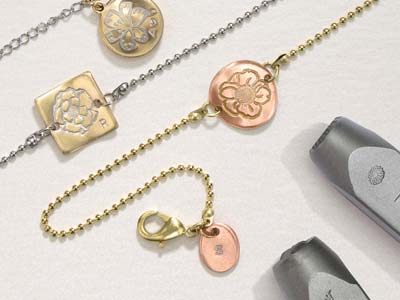 Impressart Signature Prägestempel, Blumenmotiv, 9,50 MM - Standard Bild - 2