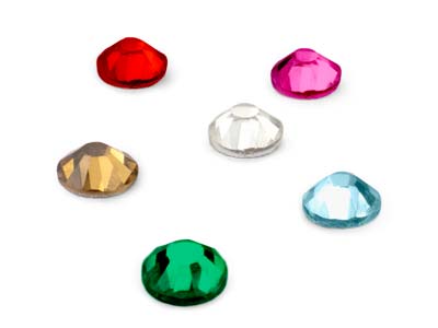 Impressart Kristalle Mit Flacher Rückseite, Gemischt 1,8 mm, 2,5 mm, 4 mm, 432 stück, 144 Je Farbe - Standard Bild - 1