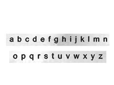 Impressart Stempel, Eco Letters Kleinbuchstaben, 1,5 MM - Standard Bild - 2