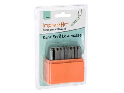 Impressart Stempel, Eco Letters Kleinbuchstaben, 2,5 MM - Standard Bild - 3