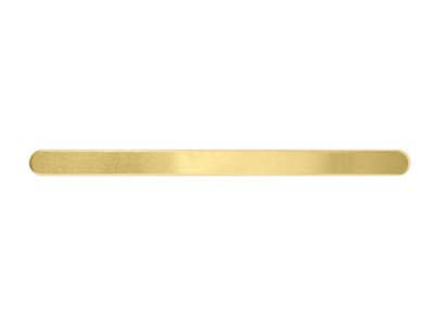 Vorform Messing, Für Armband 10 X150 Mm, Impressart, 4er Pack