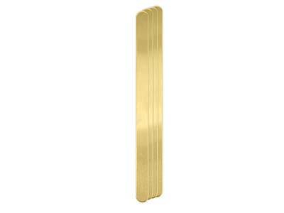Vorform Messing, Für Armband 10 X150 Mm, Impressart, 4er Pack - Standard Bild - 2