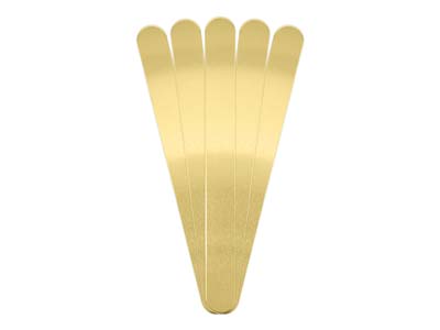 Vorform Messing, Für Armband 16 X150 Mm, Impressart, 3er Pack - Standard Bild - 2