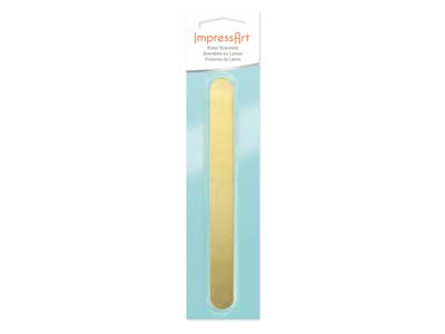 Vorform Messing, Für Armband 16 X150 Mm, Impressart, 3er Pack - Standard Bild - 3
